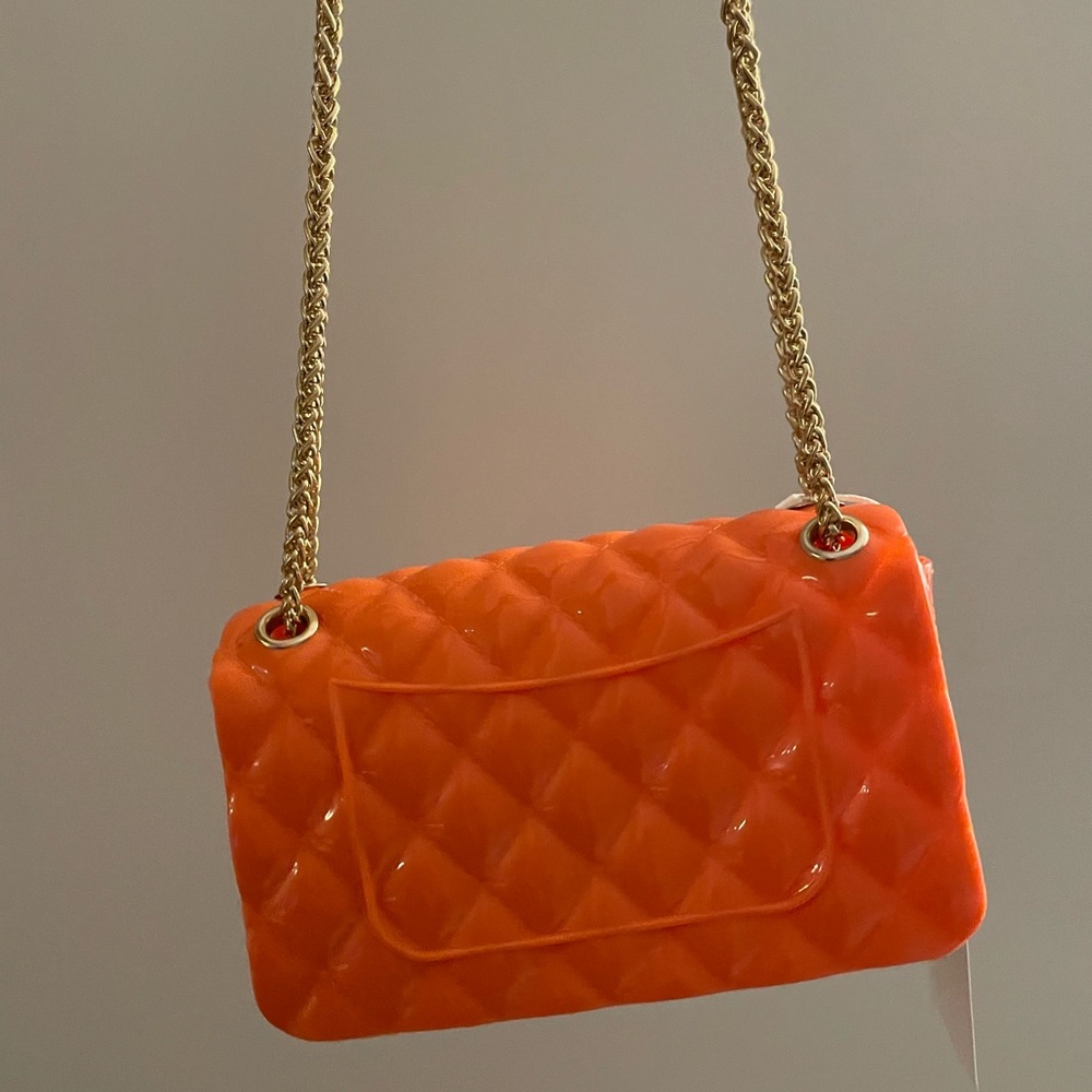 NWT Emperia plastic orange cute clutch/small purse - Picture 4 of 6